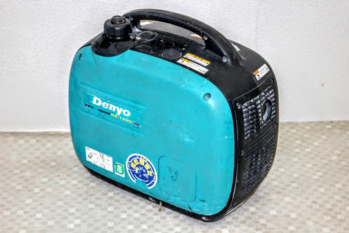 デンヨー インバーター発電機 GE-1600-IV （ヤマハOEM）、ジャンク品