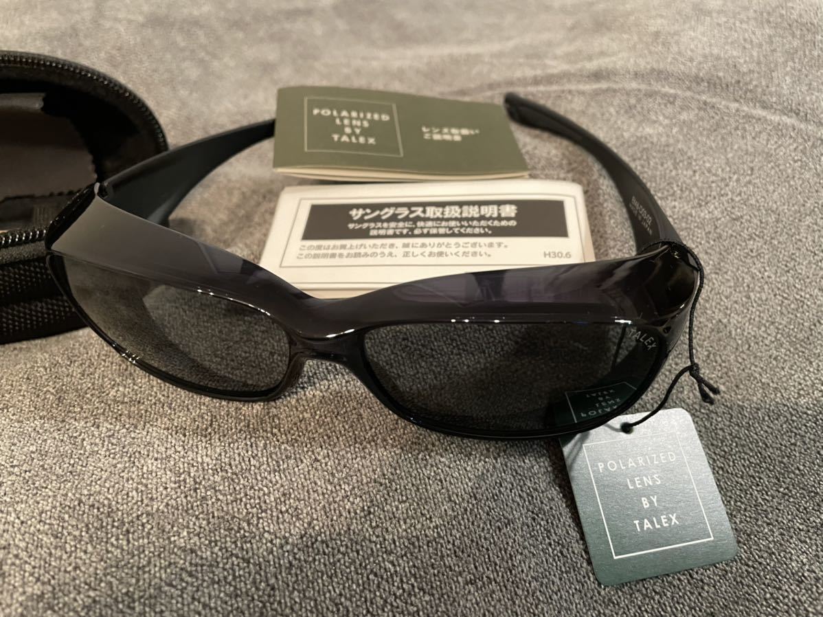 TALEXオーバーグラス グロスダークグレー/マットブラック トゥルー