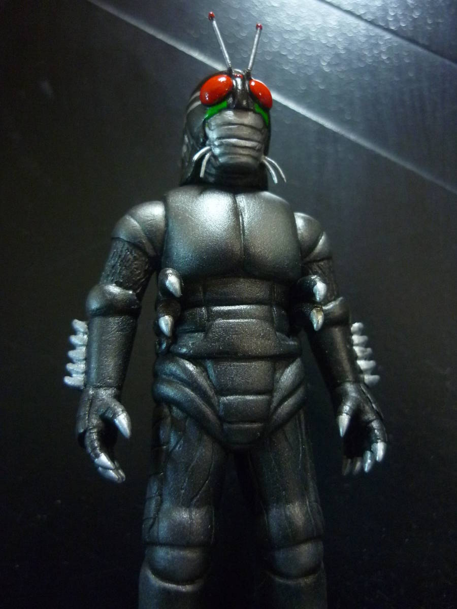 Hg C O R E 仮面ライダーblack メタルブラック Ver 原作漫画版 改造 リペイント 完成品 仮面ライダーblack 売買されたオークション情報 Yahooの商品情報をアーカイブ公開 オークファン Aucfan Com
