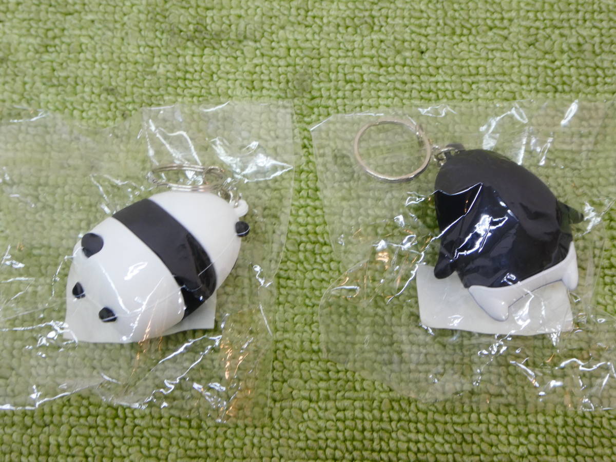 (B62-103) 未開封品 テイコウペンギン ペンギン パンダ キーホルダー 計2点セット