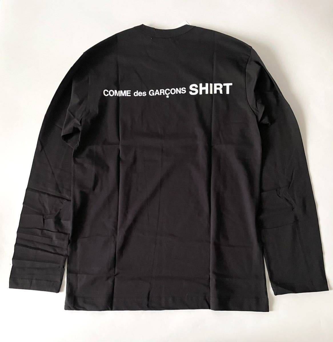 COMME des GARÇONS SHIRT ブラック長袖シャツ M Comme Des Garçons