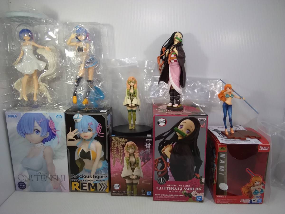 美少女 ジャンプ系 フィギュア まとめ 13個セット リゼロ ワンピース 