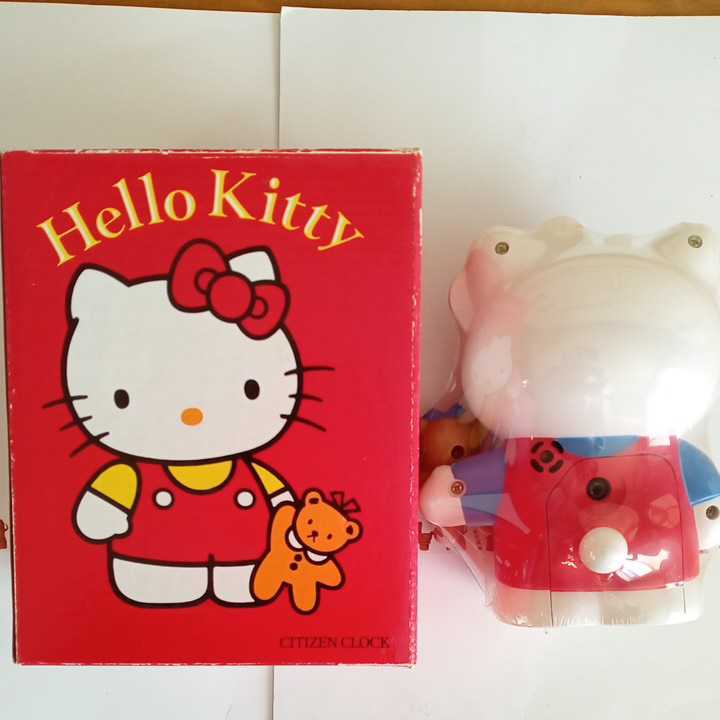 シチズン サンリオ ハローキティ 目覚まし時計 4RE503-Y 美品 希少