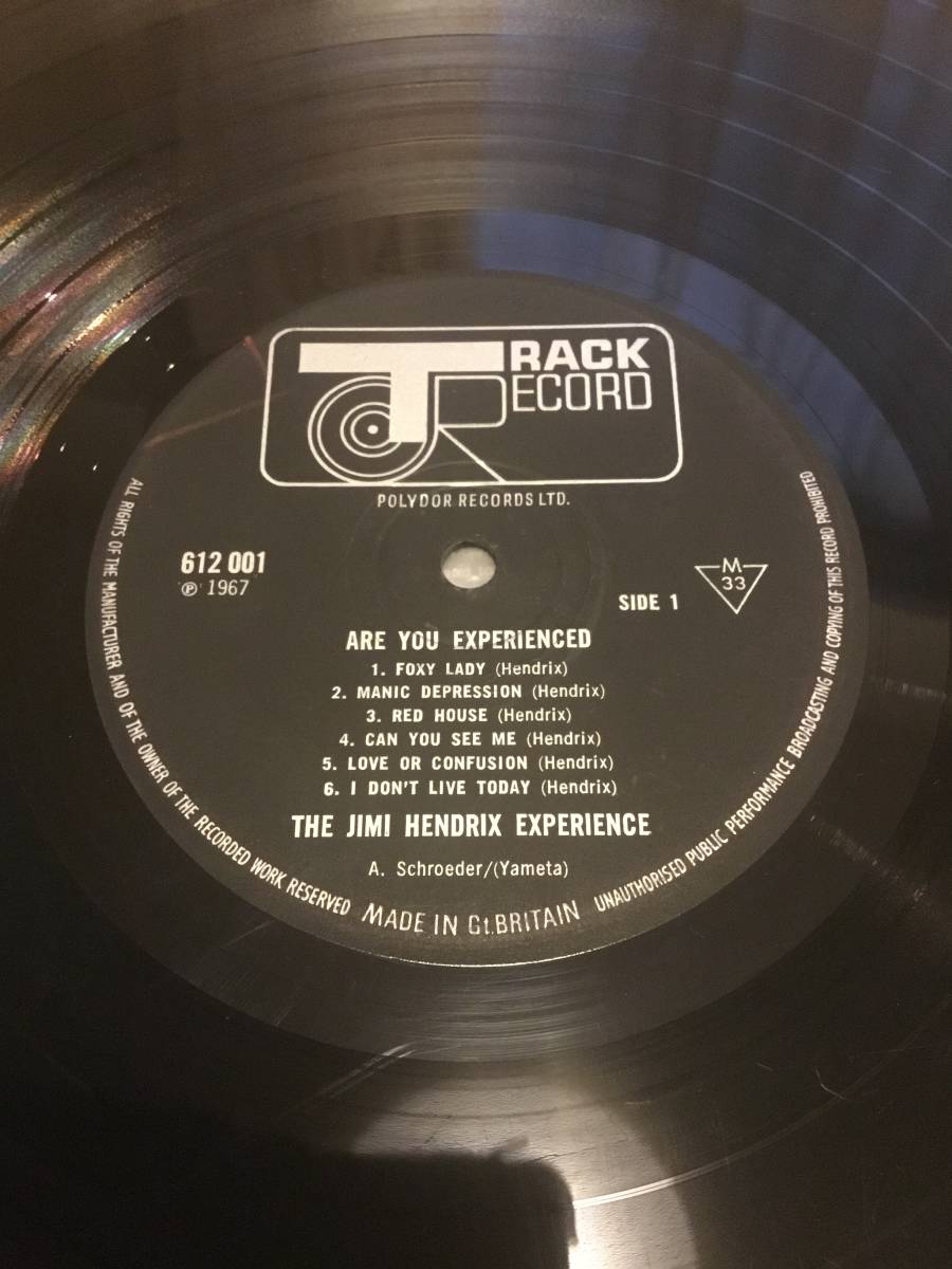 2026，限定SALE Jimi Hendrix / Are You Experienced 1967年 英国原盤 / Mono TRACK label 612001 A1/B/1(Jimi Hendrix)｜売買されたオークション情報、yahooの商品情報をアーカイブ公開 - オークファン J