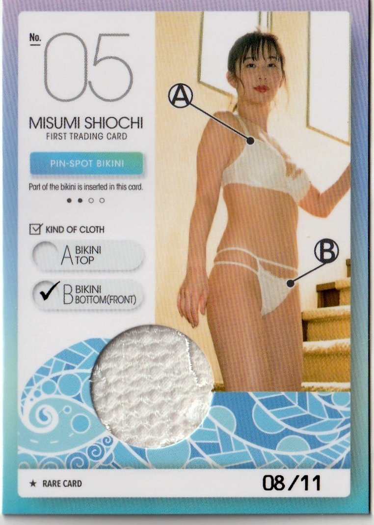 塩地美澄】ピンスポビキニカード05(パンティーフロント/良い部分) 8/11