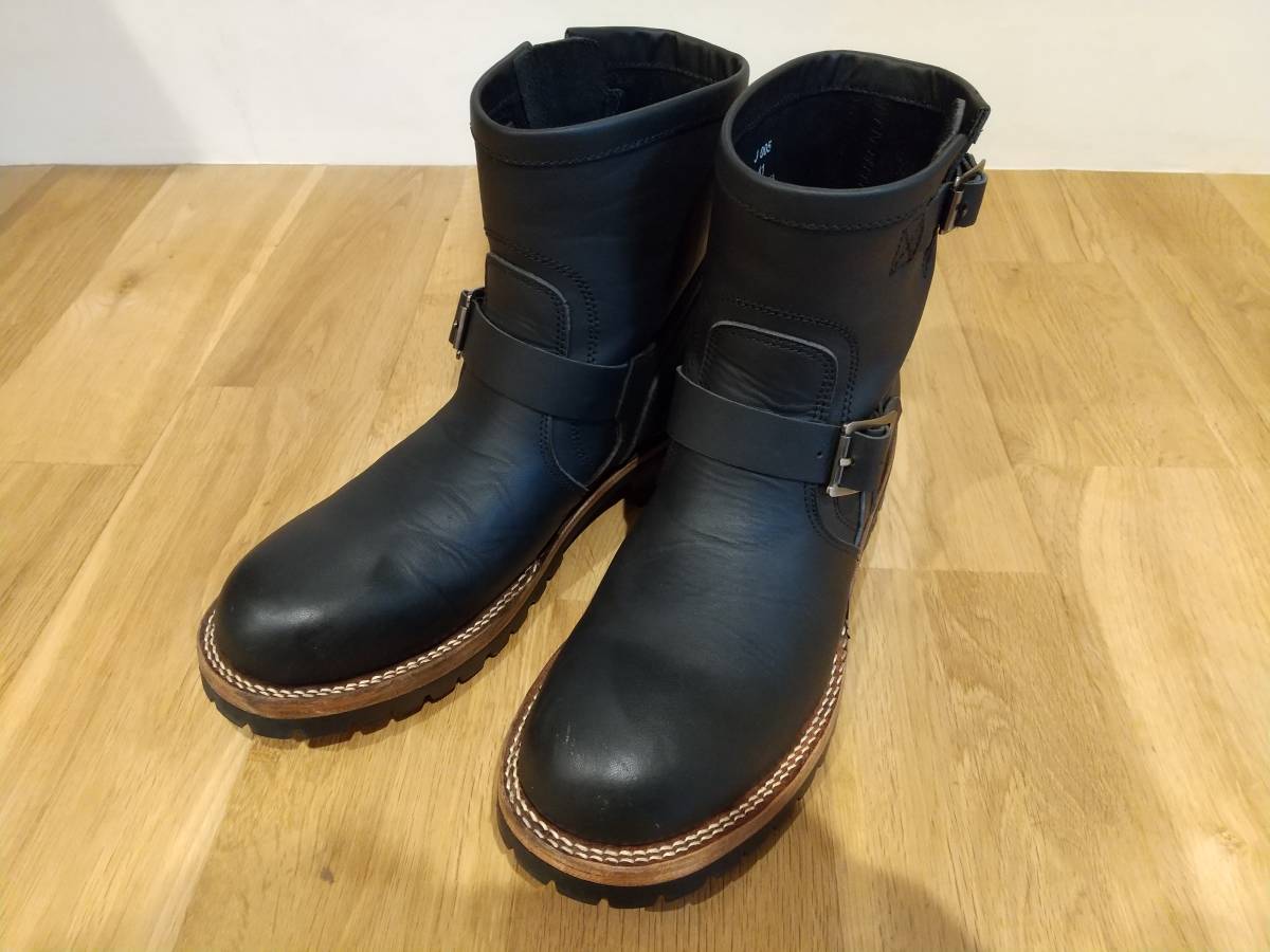 【送料無料】ジャックローズ (JACK ROSE) エンジニアブーツ ブラック SIZE41(25.5cm) JACKROSE JACK ジャックローズ ヴィンテージファッション エンジニアブーツ&frasl;ジャックローズ&frasl;M JACKROSE（ジャックローズ）の「オイルレザーエンジニアブーツ