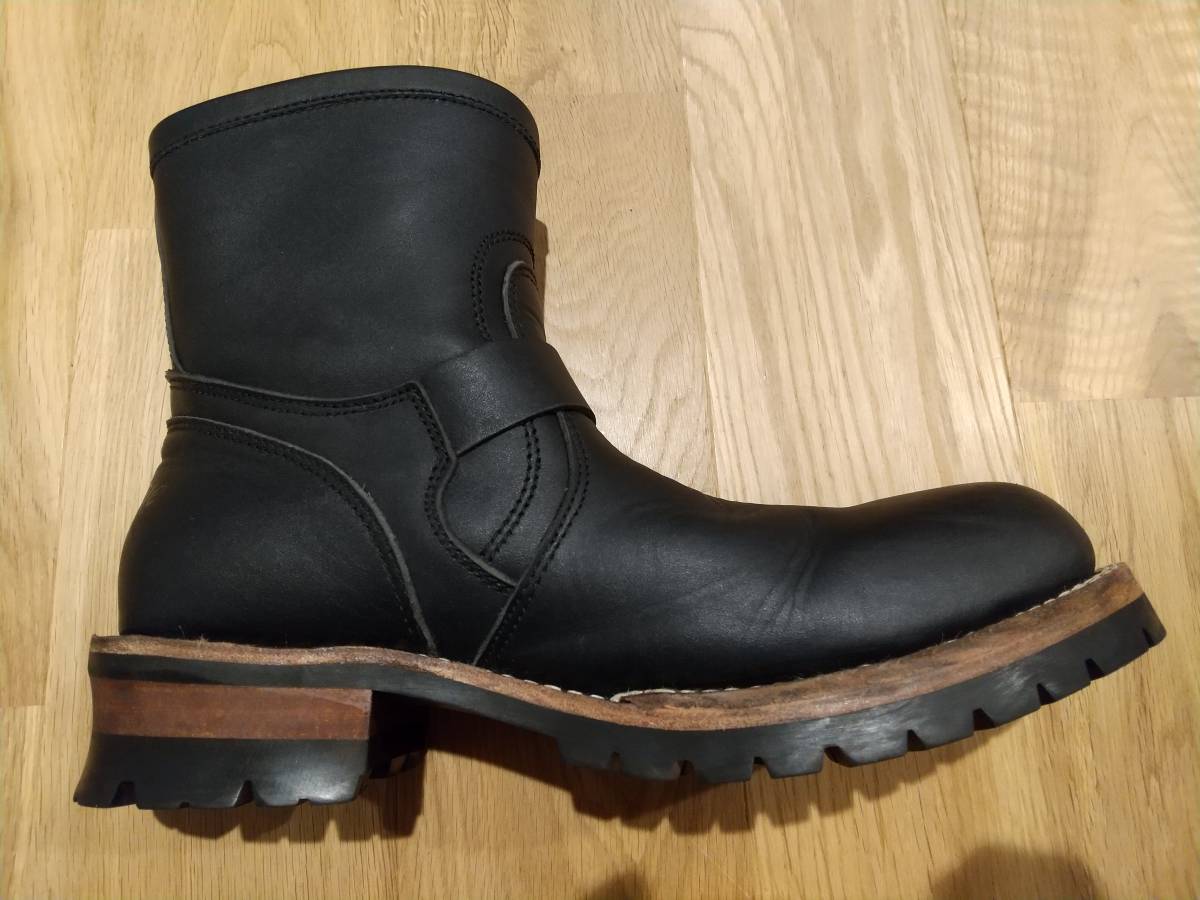 【送料無料】ジャックローズ (JACK ROSE) エンジニアブーツ ブラック SIZE41(25.5cm) JACKROSE JACK ジャックローズ ヴィンテージファッション エンジニアブーツ&frasl;ジャックローズ&frasl;M JACKROSE（ジャックローズ）の「オイルレザーエンジニアブーツ