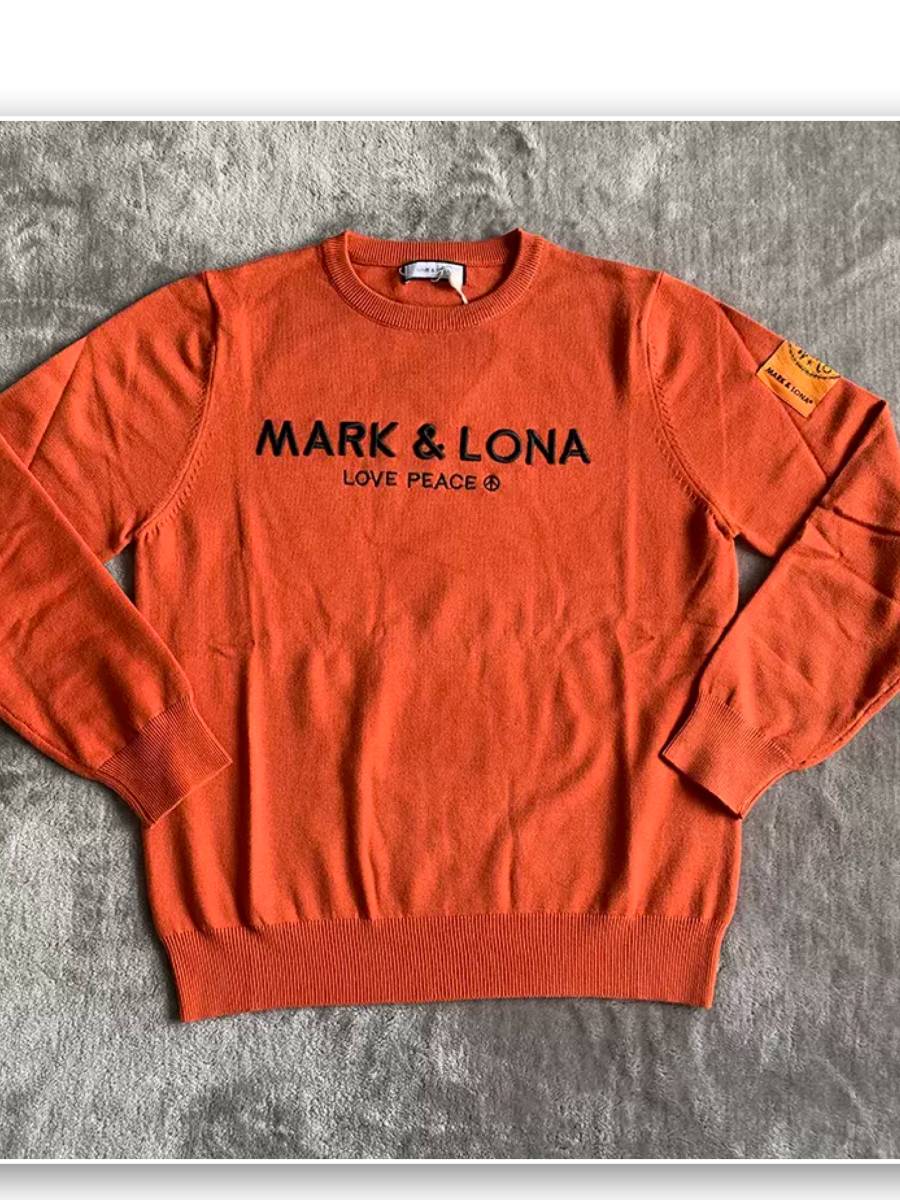 Mark&Lona オレンジ セーター イエロー（黄色）系 S メンズ・クラブ