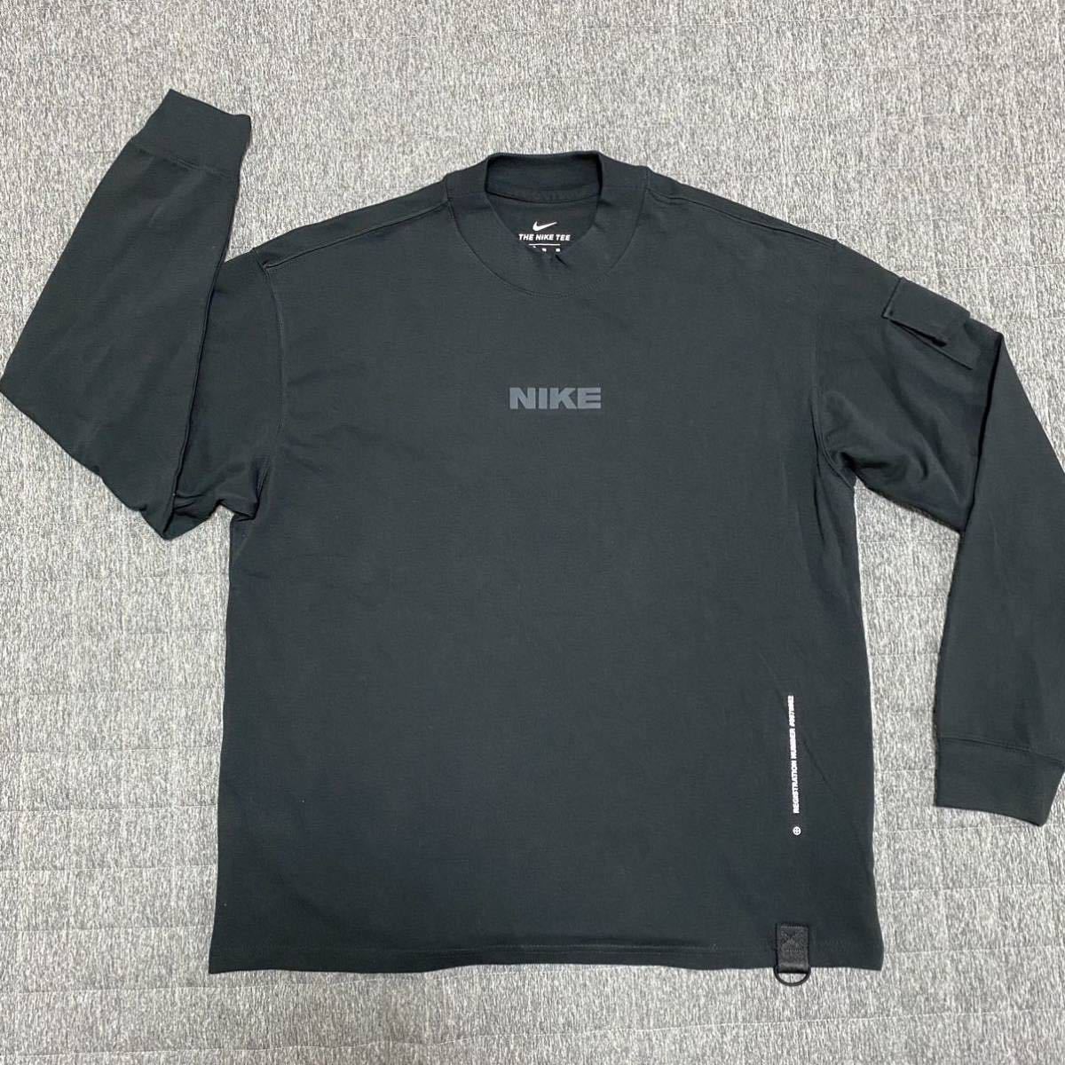 新品 NIKE ナイキ 長袖 Tシャツ ロンT NIKE ロゴ スウッシュ プリント 
