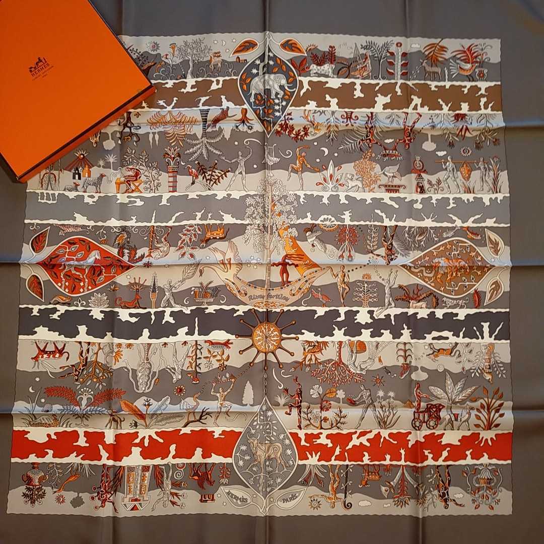 極美品 エルメス スカーフ RIVES FERTILES 90カレ レア HERMES 極美品 エルメス スカーフ RIVES FERTILES 90カレ レア HERMES