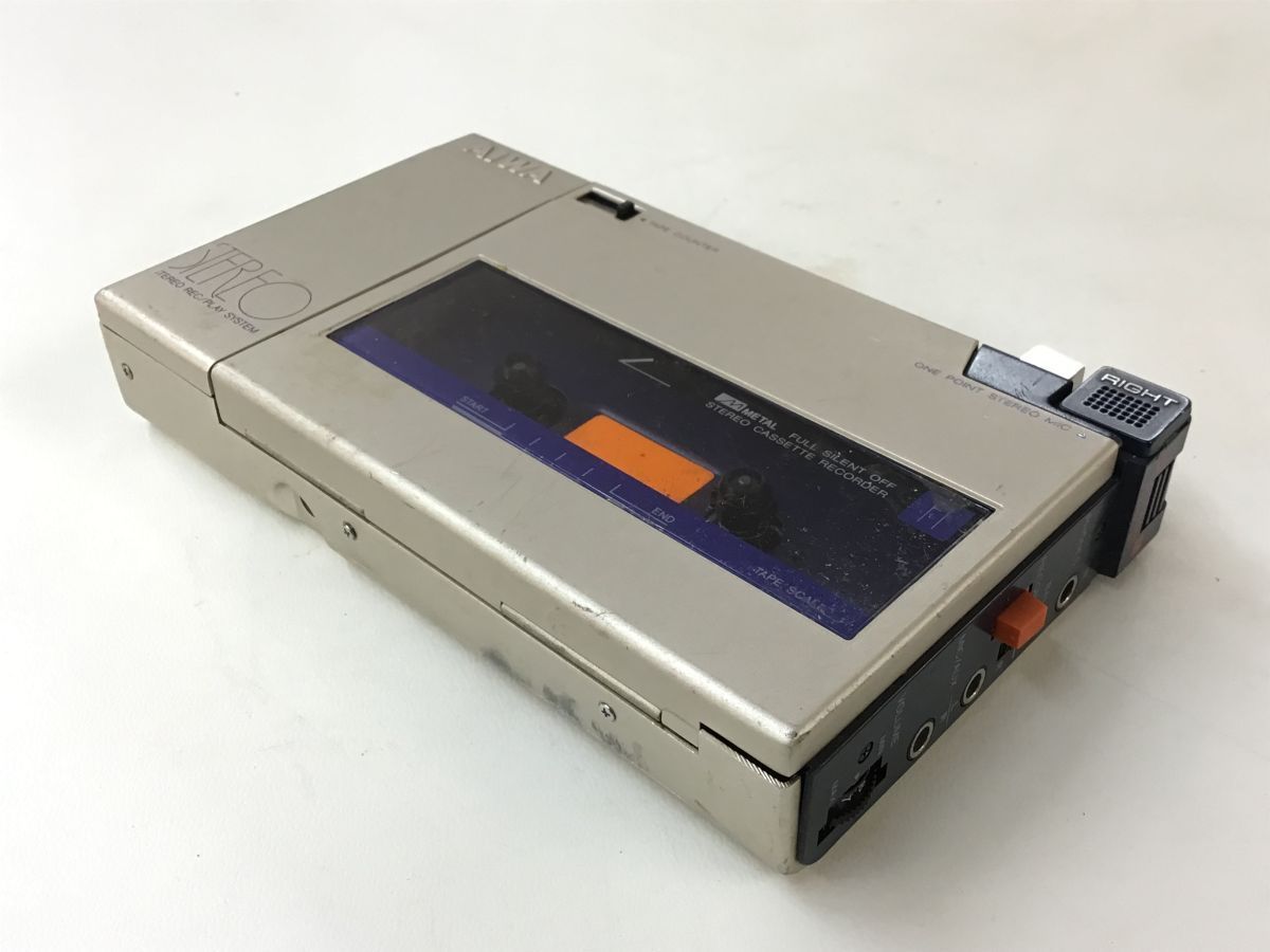 AIWA HS-F1 ポータブルカセットプレーヤー◇現状品 [8664W] AIWA HS-F1