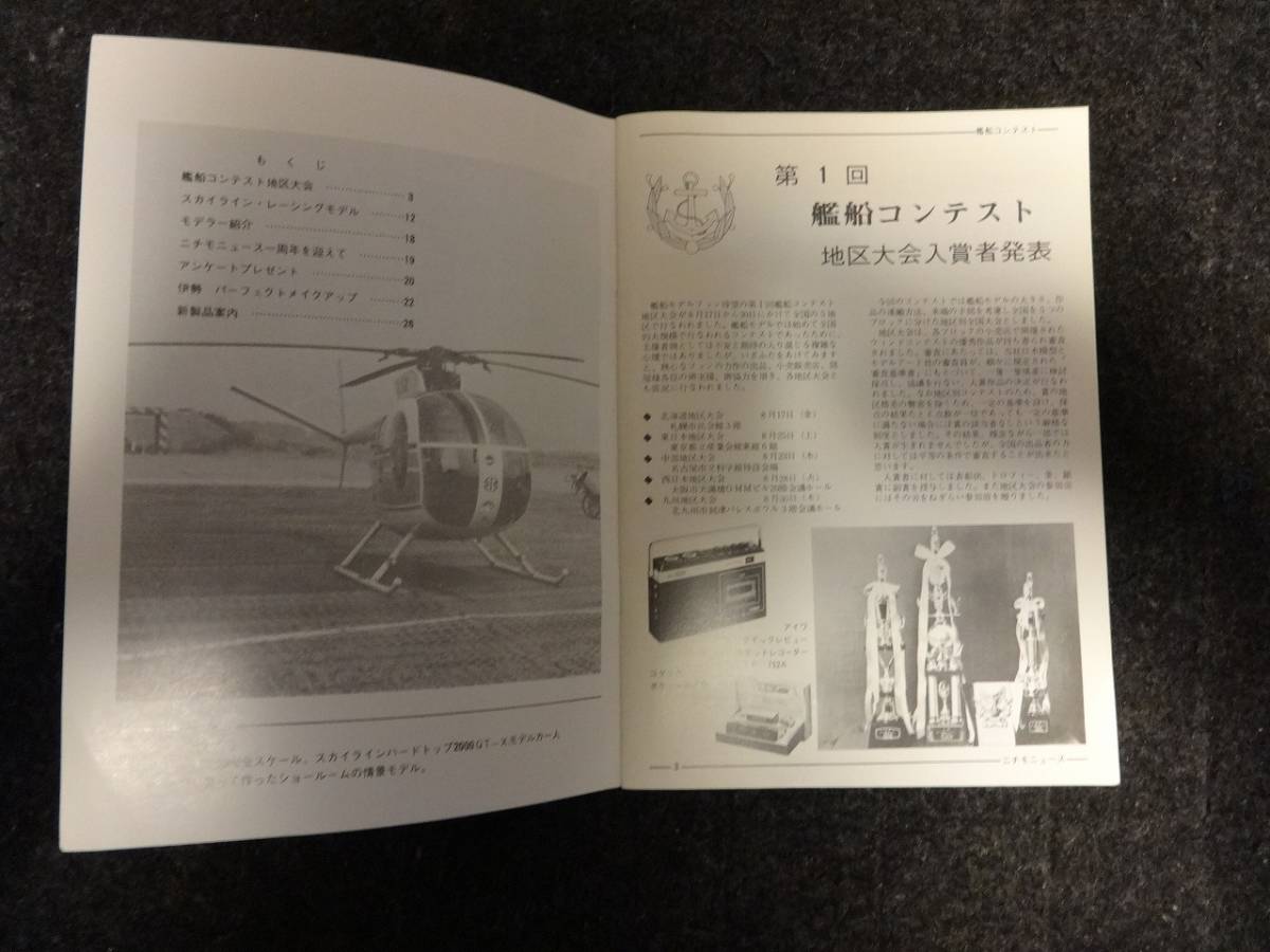 Nichimo NEWS ニチモニュース 日本模型 1973年3月号と6月号 日産 