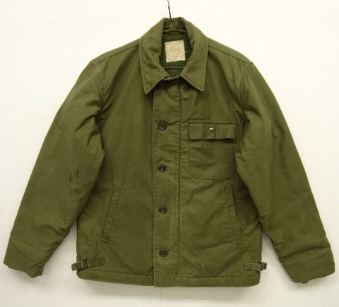 US A2 NAVY 70s デッキジャケット A-2 ビンテージ Deck Jacket