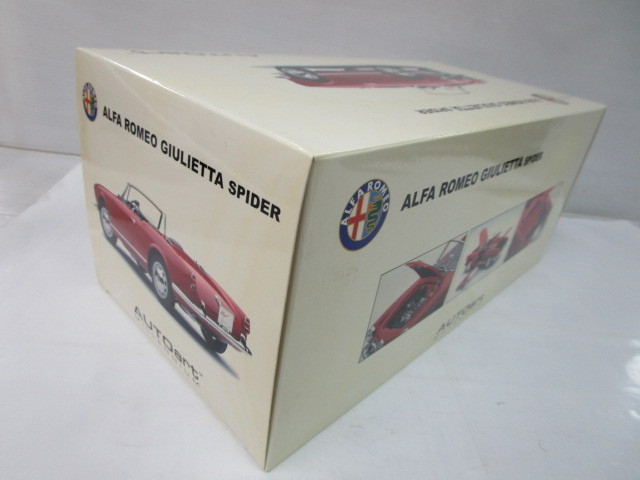 オートアート 1/18 アルファロメオ ジュリエッタ スパイダー レッド