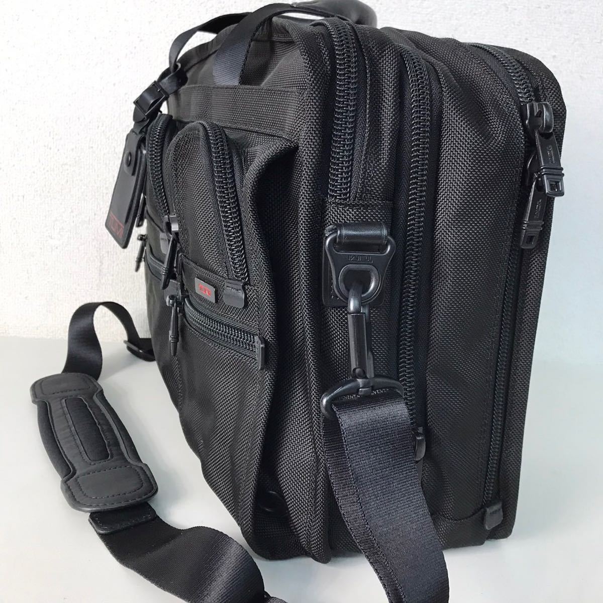 【美品】TUMI PCケース付き ALPHA ブリーフケース 26141DH 超美品 TUMI トゥミ 26141DH アルファ エクスパンダブルオーガナイザー