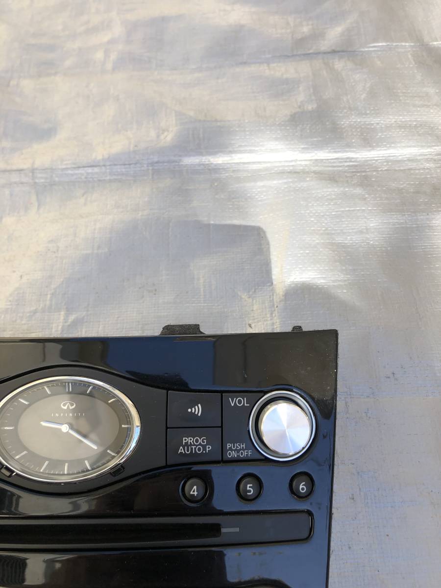 インフィニティ G37 エアコンパネル オーディオパネル V36 スカイライン G37 インフィニティ 純正 エアコンパネル オーディオパネル アナログ