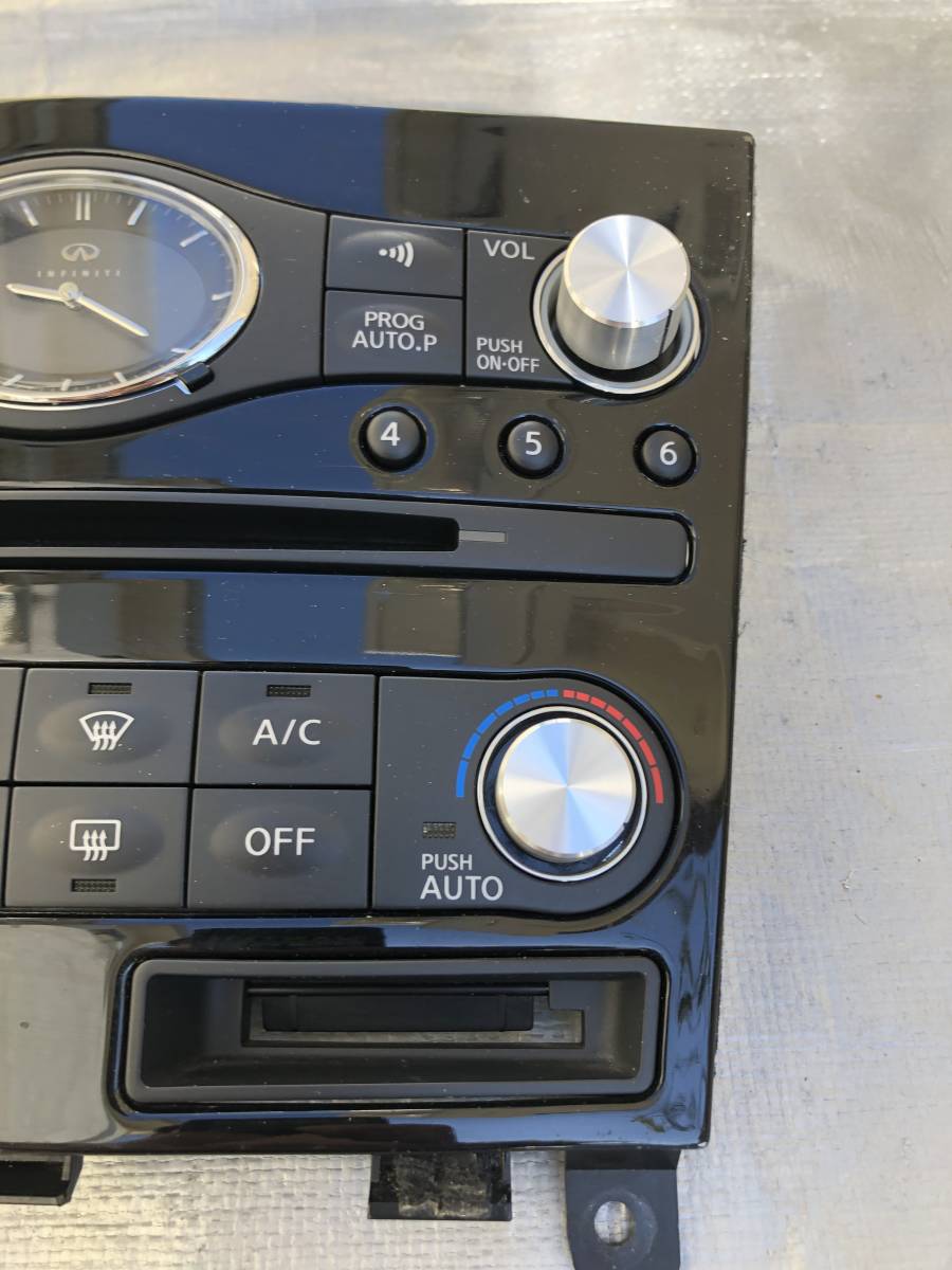インフィニティ G37 エアコンパネル オーディオパネル V36 スカイライン G37 インフィニティ 純正 エアコンパネル オーディオパネル アナログ