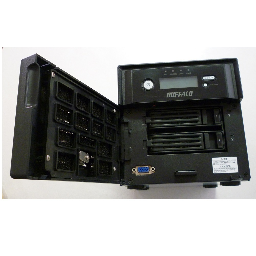 : TeraStation 法人向けNAS | バッファロー TS5200D0202 Buffalo TS5200D0202-ON5 - NAS by 中古の通販 1TB×２ TS5200シリーズ TS5220DN0202 メルカリ