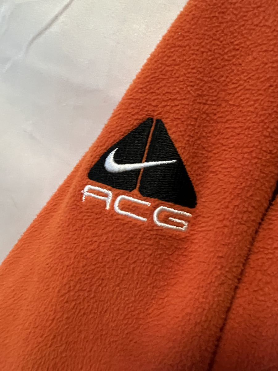 希少 NIKE ACG LAYER2 フリースジャケット オレンジ ナイキ L  