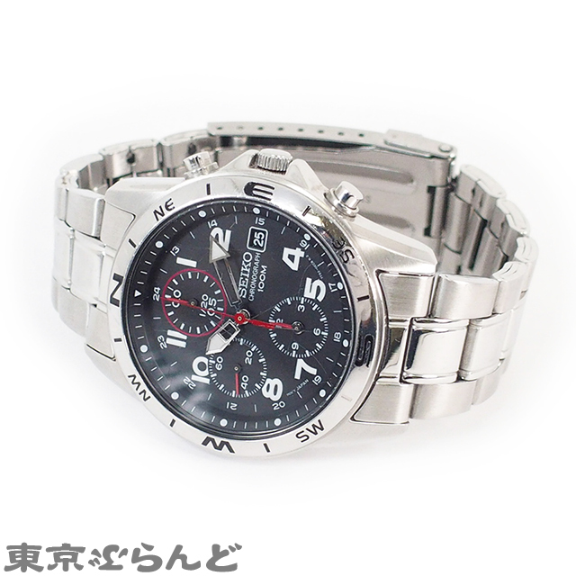 101561430☆1円～ セイコー SEIKO クロノグラフ 時計 腕時計 メンズ Qz