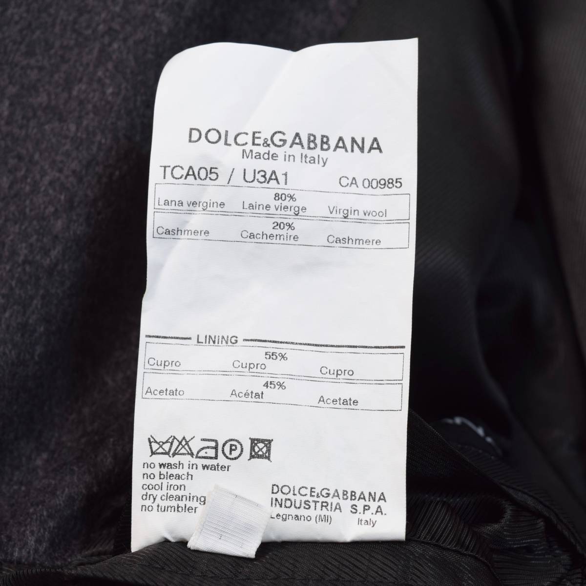 最高級 44万 イタリア製 ドルチェ＆ガッバーナ 唯一無二のモード感薫る  