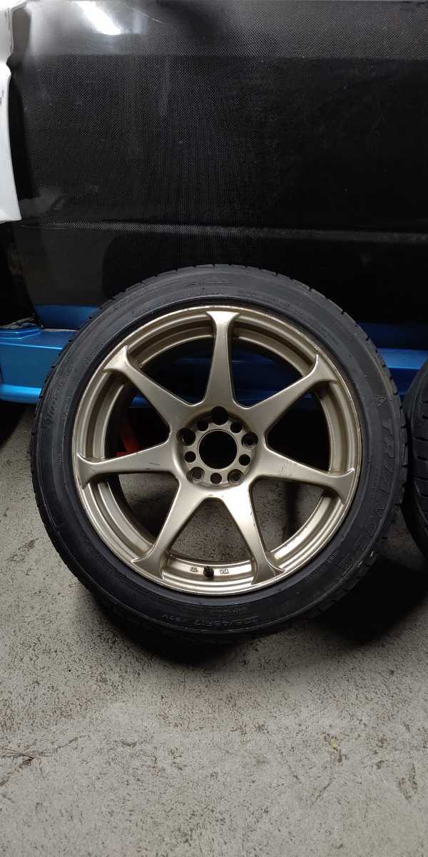 ドリケツ CST 2本セット 17インチ 9J +30 PCD114.3 5穴 ブロンズ  