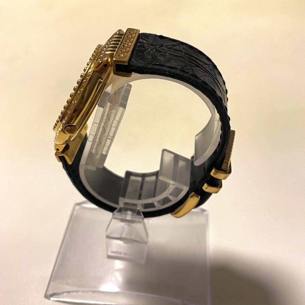 GIANNI VERSACE ヴェルサーチ メデューサ ゴールド バロッグ 腕時計 