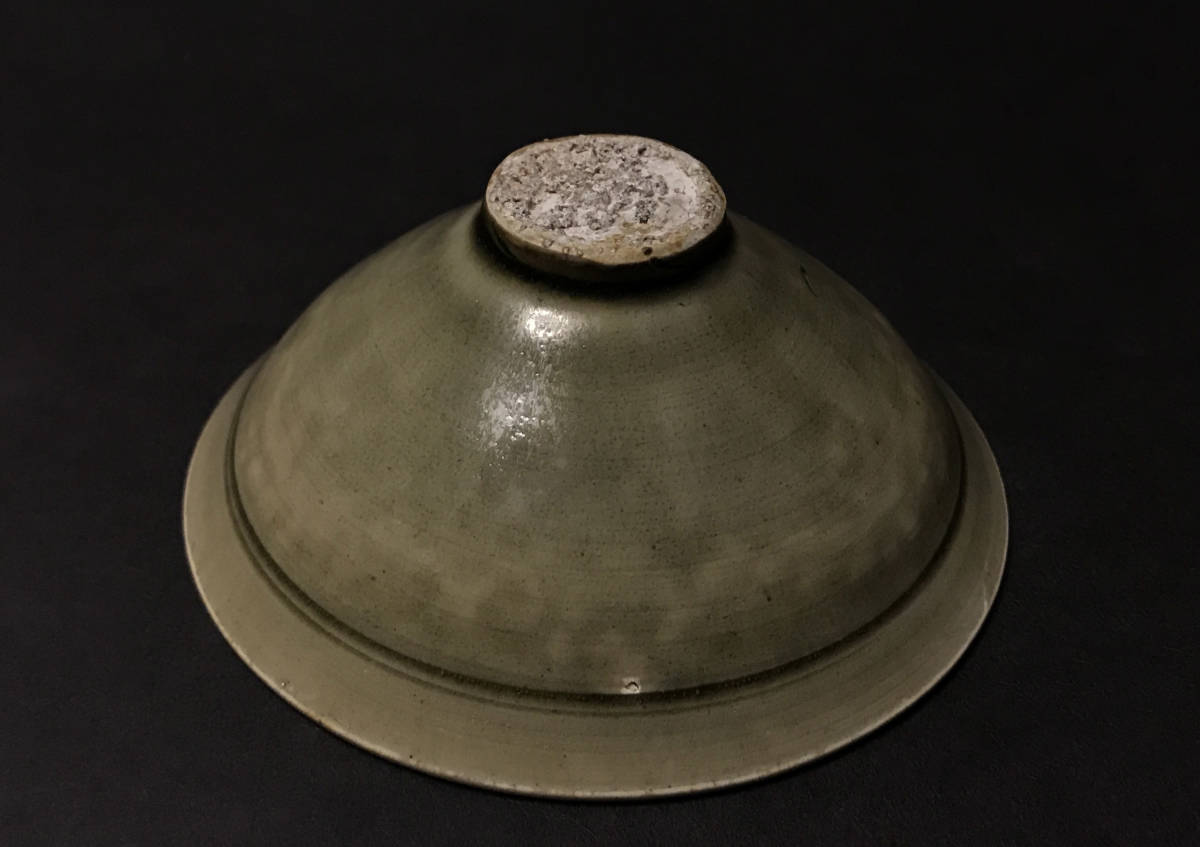 彫刻唐草文碗 宋時代 耀州窯 共箱 唐物 中国古董 古美術 骨董品 - 2026 