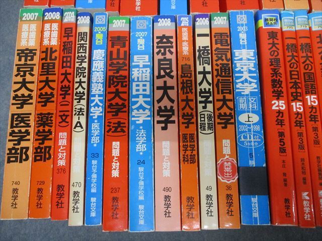RW28-003 教学社 赤本大量セットまとめ売り 一橋大/早稲田大/広島大