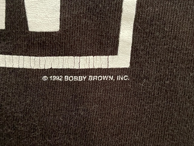 BOBBY BROWN Tour Bobby Tシャツ Brown 古着 ボビーブラウン レア Tee