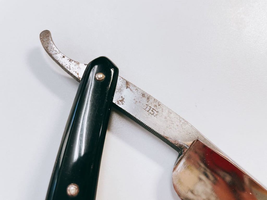 01ひ193 理容 西洋剃刀 剃刀 カミソリ DORKO RAZOR SOLINGEN