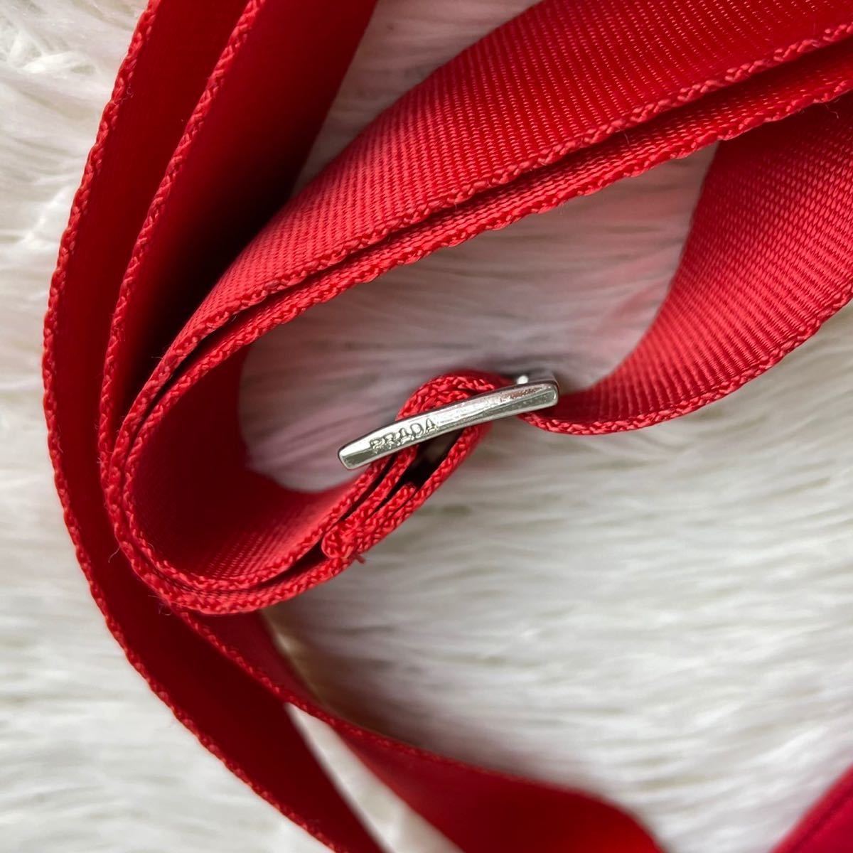 1円～ 美品 PRADA プラダ ナイロン テスート ショルダーバッグ 