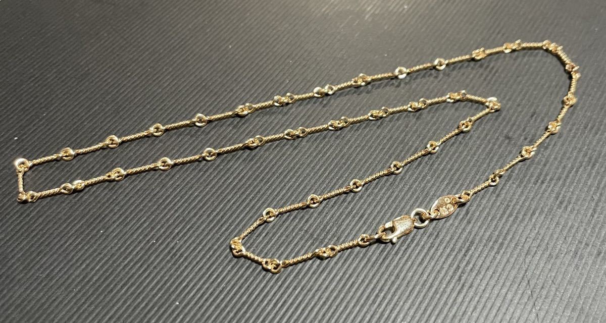 クロムハーツ 22K ツイストチェーン 16インチ ネックレス 【公式通販】