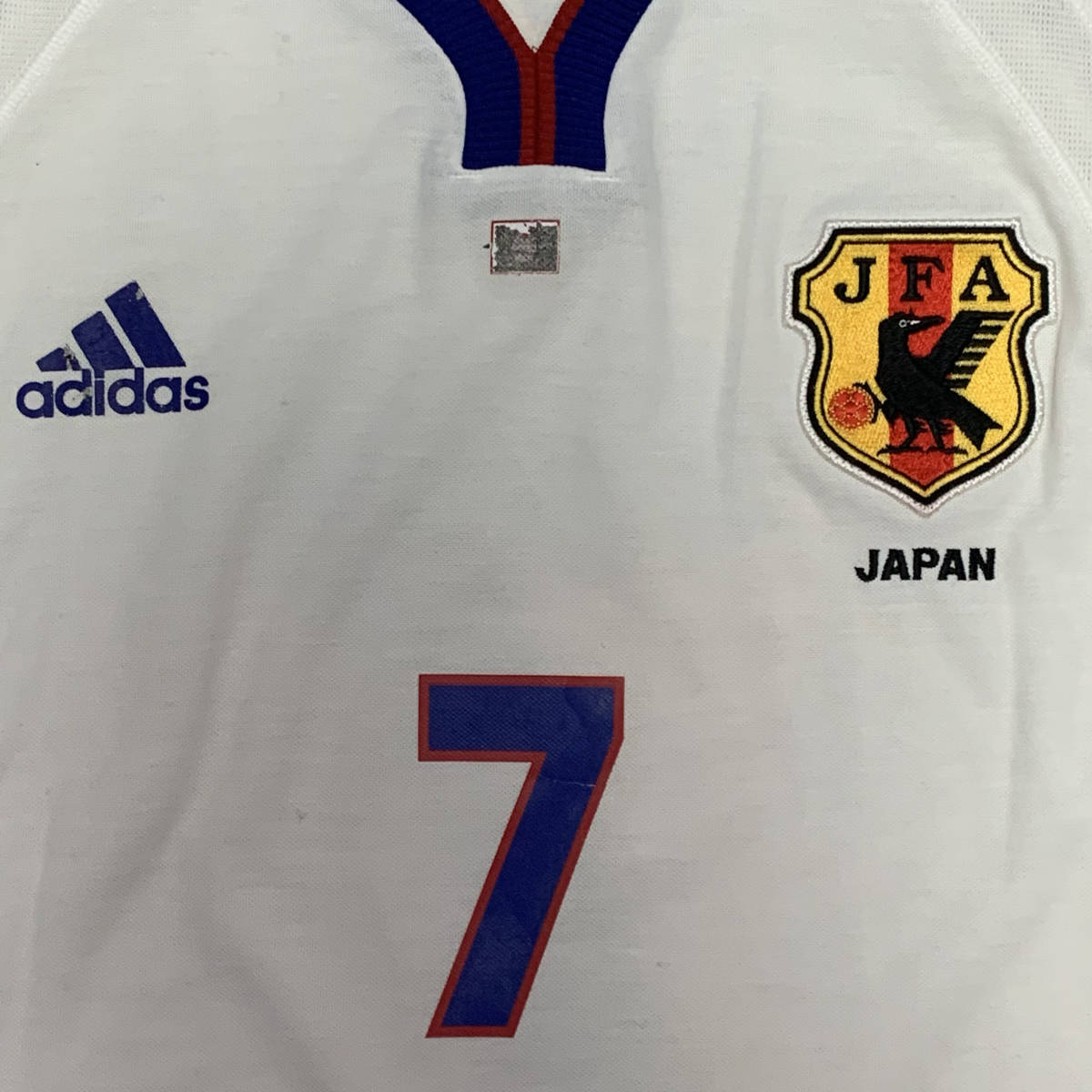 2001 日本代表　中田英寿　アディダスオフィシャル　選手仕様ユニフォーム 2001 01 日本代表 中田英寿 選手用 オーセンティック ユニフォーム