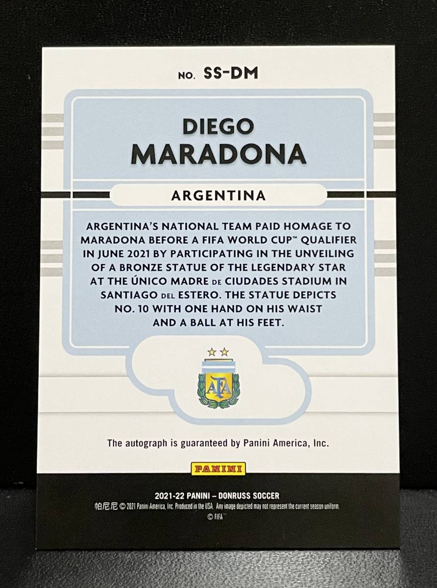 Diego Maradona 21 22 Donruss Soccer Road To Qatar Signature Series Auto マラドーナ 直筆サインカード アルゼンチン代表 その他 売買されたオークション情報 Yahooの商品情報をアーカイブ公開 オークファン Aucfan Com