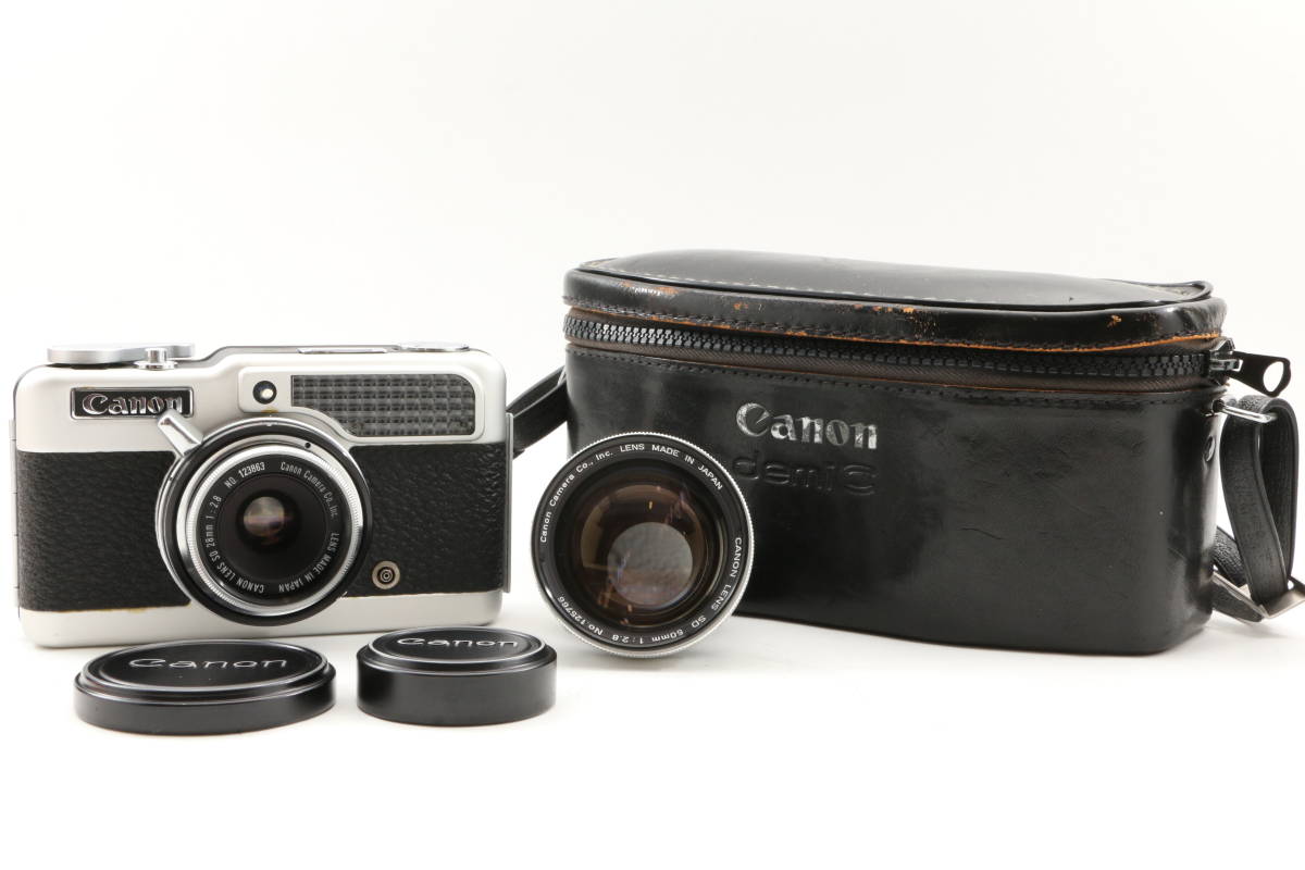 低価，セール ケース付き モルト張り替え済み Canon Demi C / SD 50mm