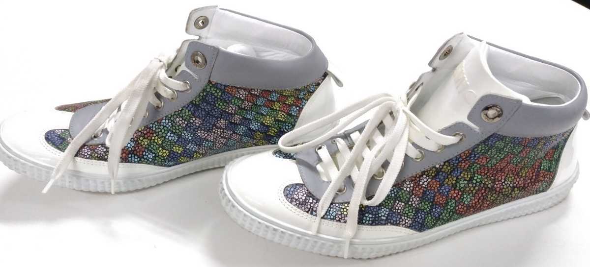 超 1円スタート Jimmy Choo London ジミーチュウ ロンドン ヴァーレー 16年春夏限定モデル メンズ スニーカー 25 5cm ホワイト 靴 売買されたオークション情報 Yahooの商品情報をアーカイブ公開 オークファン Aucfan Com