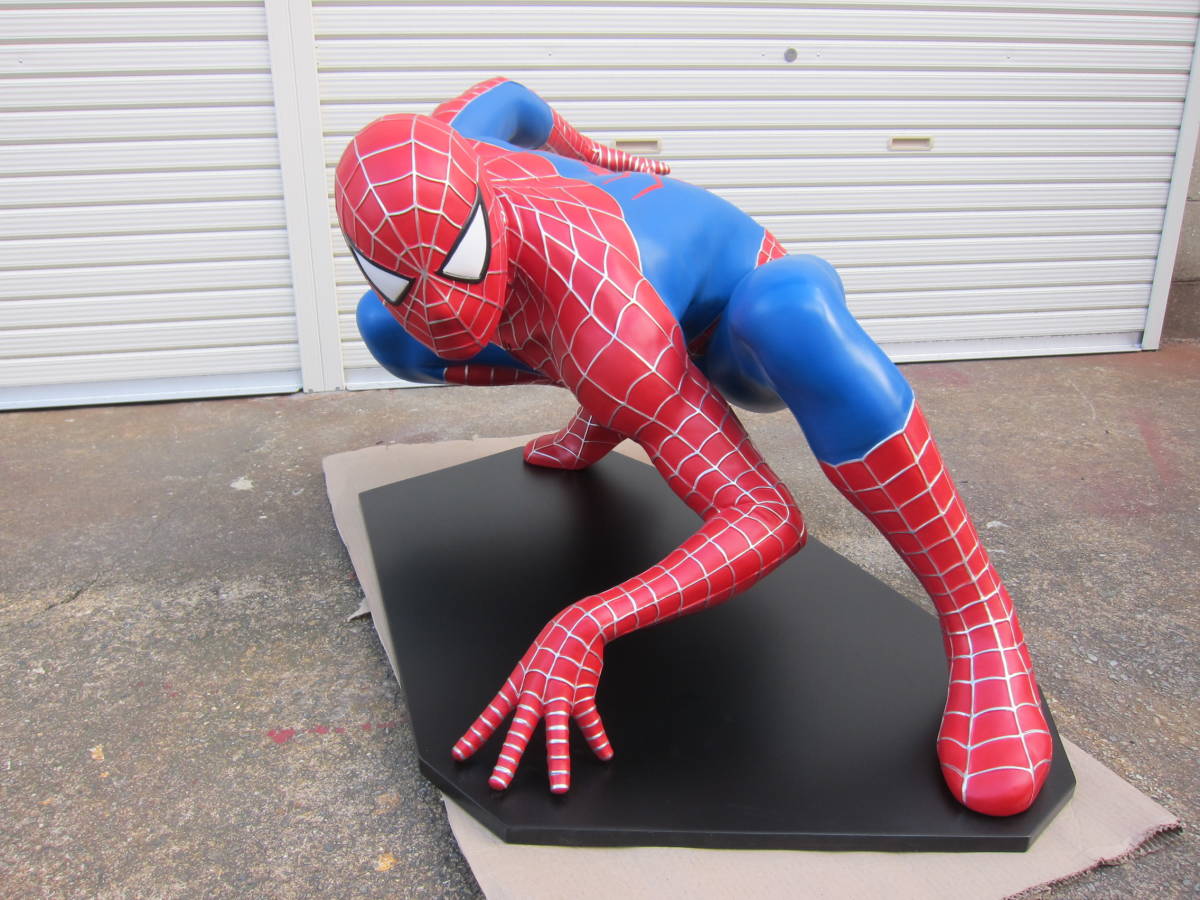  １万円スタート 原寸大 スパイダーマン フィギュア SpiderMan(スパイダーマン)｜売買されたオークション情報、yahooの商品情報をアーカイブ公開 - オークファン スパイダーマン