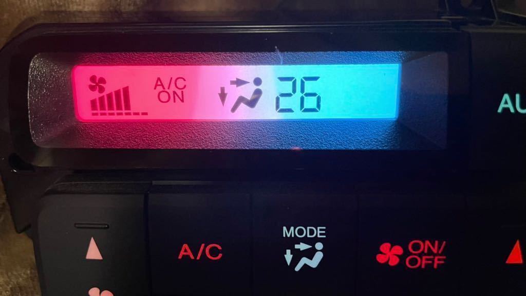 JJ2 N-VAN Nバン エアコンパネル LED レインボー グラデーション JJ1 JJ2 N-VAN Nバン 専用 LED打ち替え済み エアコンパネル レインボー