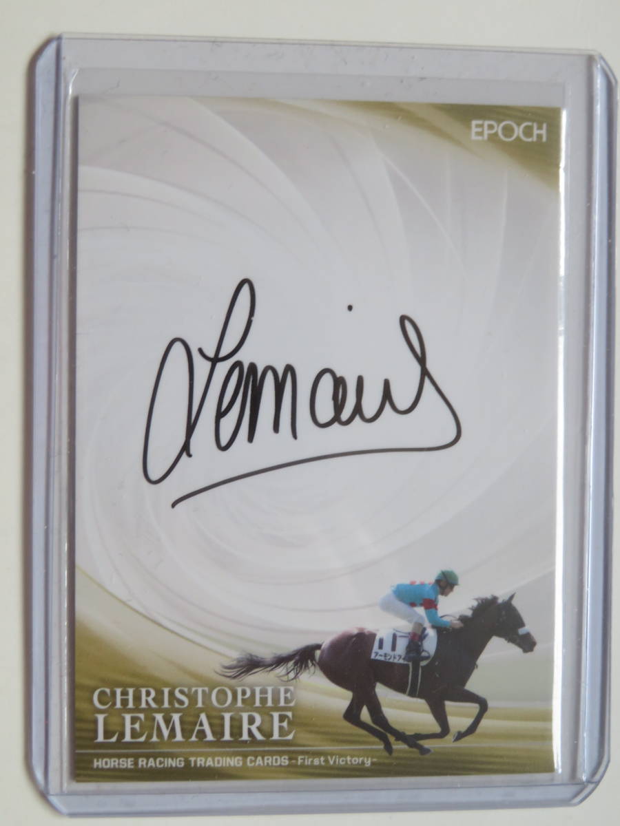 競馬　直筆サイン　ルメール　アーモンドアイ　ミニゼッケン　桜花賞　G1 競馬 直筆サイン ルメール アーモンドアイ ミニゼッケン 桜花賞 G1