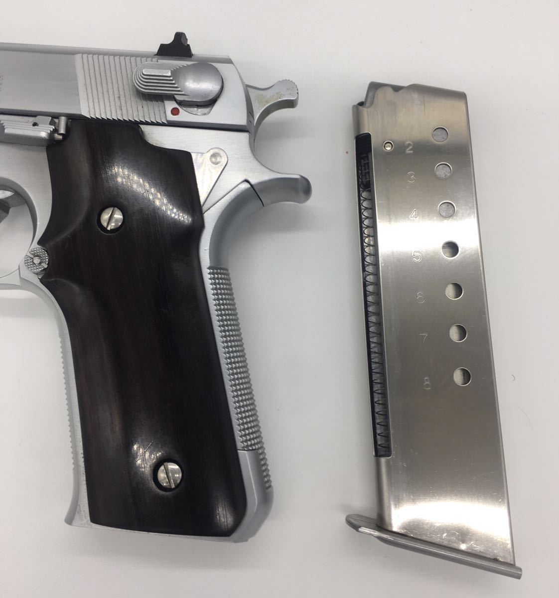M645 MGC S&W 美品 オールシルバー 純正 MGC ガスガン S&W M645