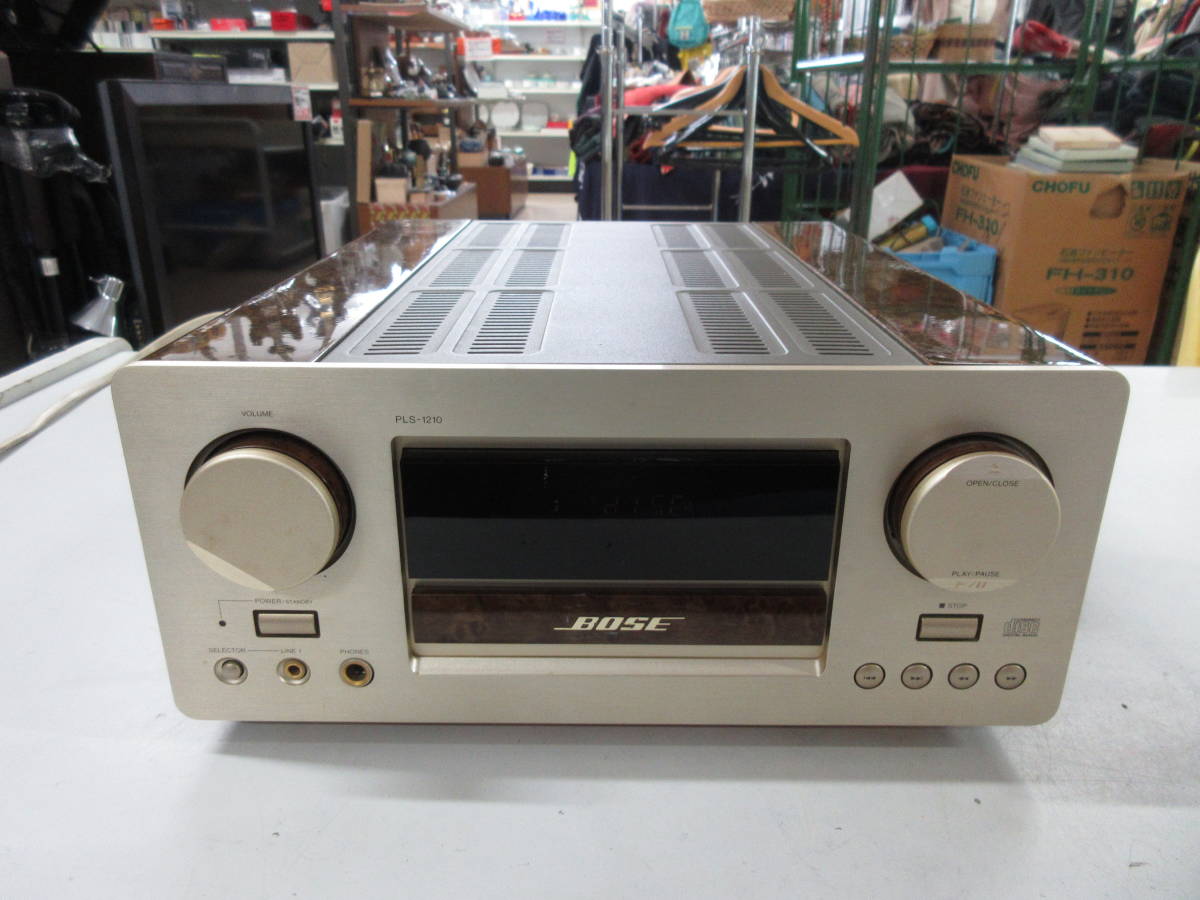 BOSE PLS-1210 CDチューナーアンプ アンプ内蔵CDプレーヤー 現状 修理前提 ジャンク