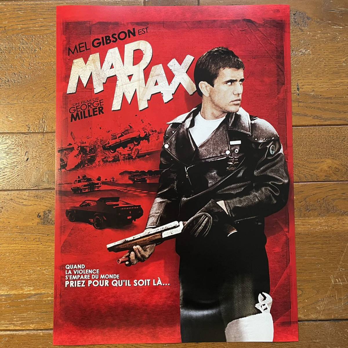 マッドマックス Mad Max 仏版デザインA3ポスター インターセプター/XB 