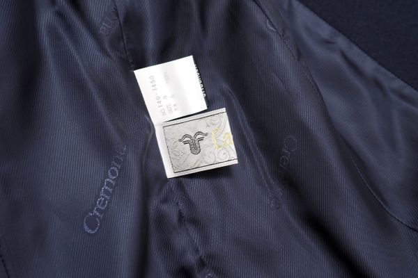 GJ8219 クレモナ/Cremona モードバリエ 総カシミヤ ロングコート ダブルブレスト 飾りボタン ダークネイビー系 レディース サイズ9(Mサイズ)|売買されたオークション情報、yahooの商品情報をア