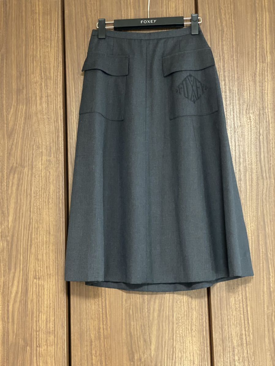 スカート FOXEY フォクシー ウール 日本 直営 店 定価9.2万 Ｍ 公式 公式オンラインストア – ウールの通販 公式通販 0 “Trifle”