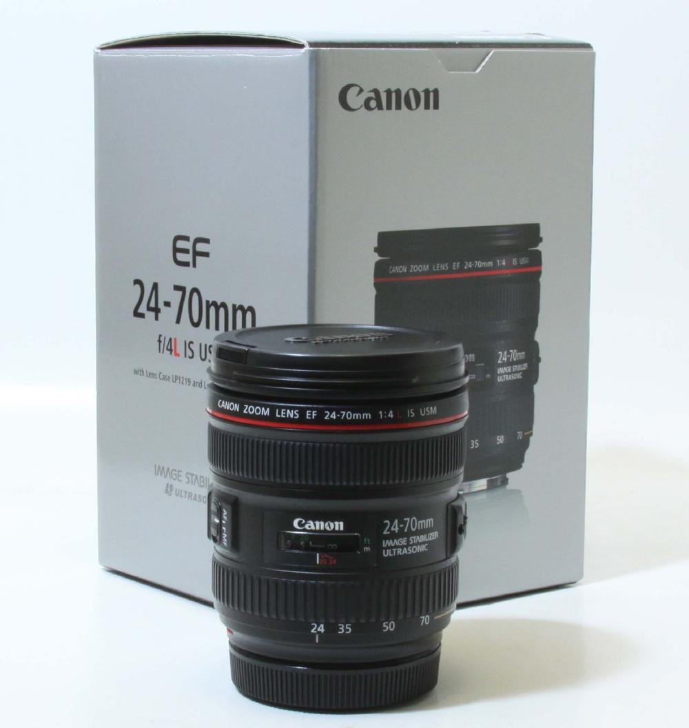 ★1円～！ Canon (キヤノン) EF24-70mm F4L IS USM ★美品・正常作動品 (oa28-32) EF 24-70mm USM USMオークション開催中 １円出品 F4
