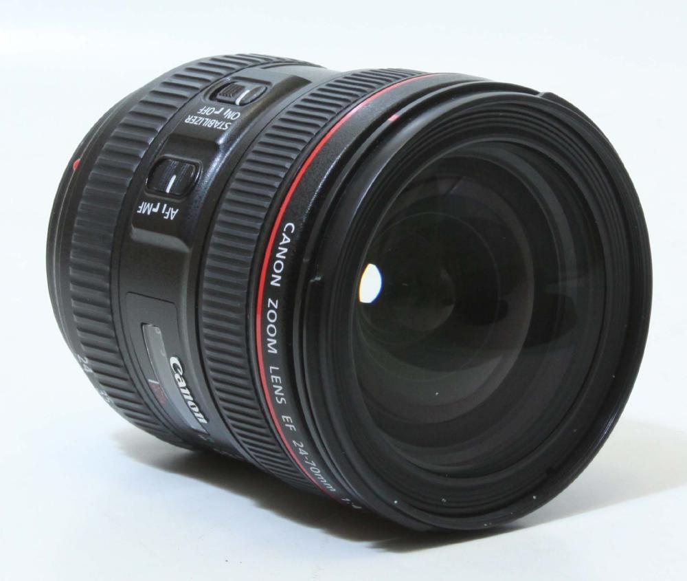 ★1円～！ Canon (キヤノン) EF24-70mm F4L IS USM ★美品・正常作動品 (oa28-32) EF 24-70mm USM USMオークション開催中 １円出品 F4