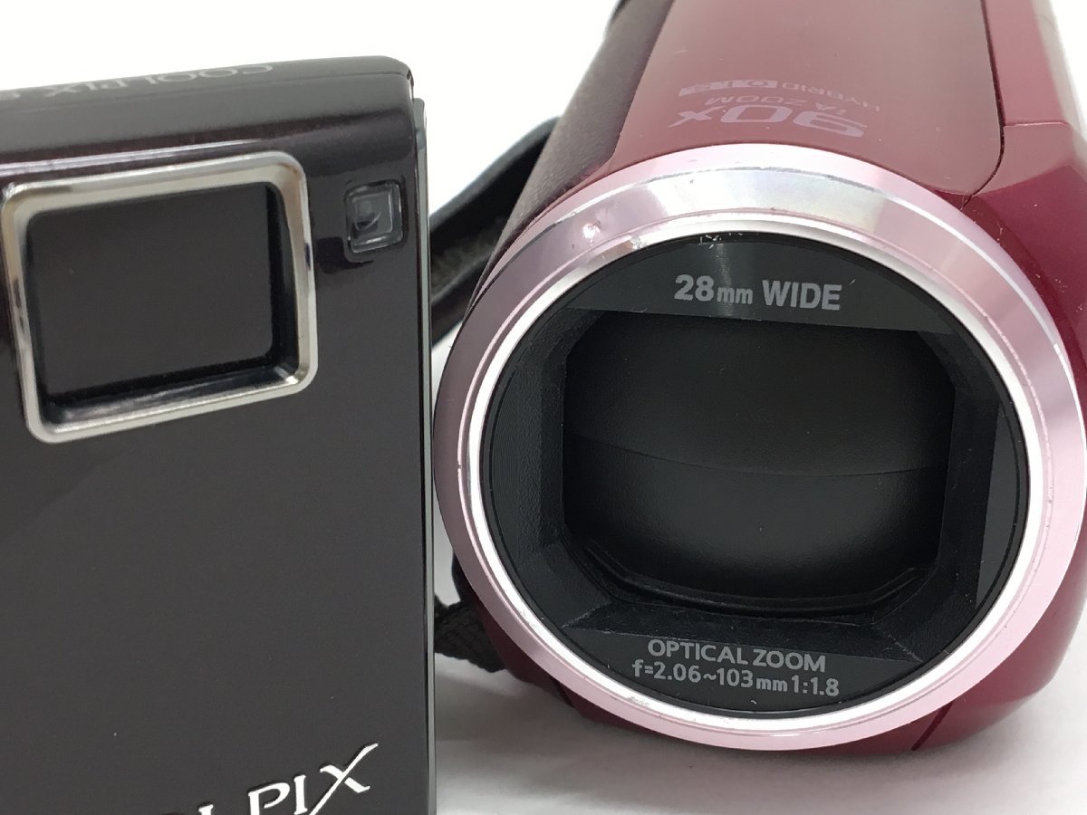 1円スタート Nikon COOLPIX S60 /Panasonic HC-V550M 2点 まとめ 