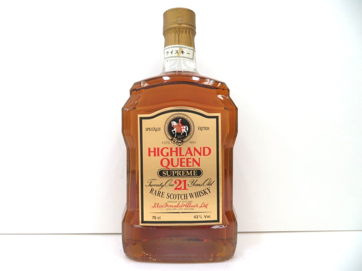 古酒 HIGHLAND QUEEN ハイランド クイーン 21年 SUPREME スプリーム
