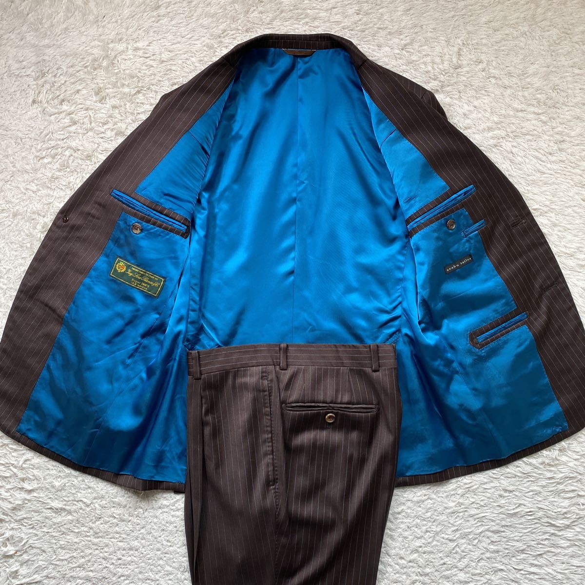美品 Loro Piana ロロピアーナ Super160's 15,5 micron × azabu tailor